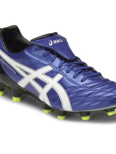 Fitness Mania - Asics Lethal Testimonial 4 IT - Mens Football Boots - Snorkel Blue/White/Silver