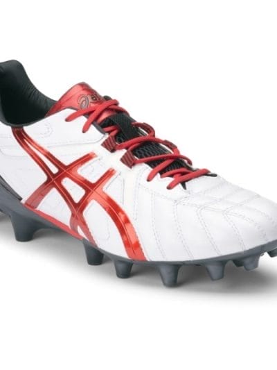 Fitness Mania - Asics Lethal Tigreor 8 IT - Mens Football Boots - White/Red/Black