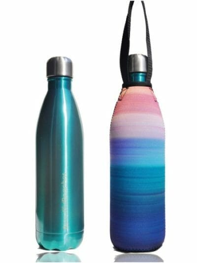 Fitness Mania - BBBYO Future Stainless Steel Bottle + Peace Carry Cover - 750mL - Mint