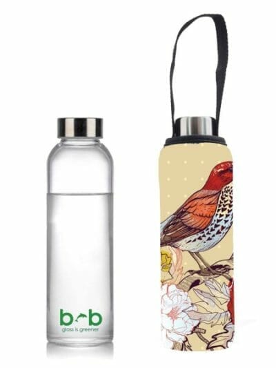 Fitness Mania - BBBYO Glass Is Greener Bottle + Bird Carry Cover - 570mL