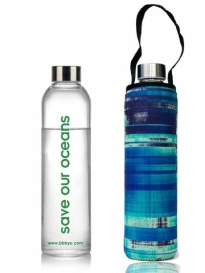 Fitness Mania - BBBYO Glass Is Greener Bottle + Glassy Carry Cover - 750mL