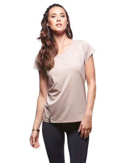 Fitness Mania - Bayse Stella Parade Womens Training Top - Nude