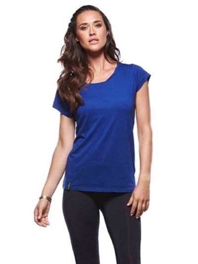 Fitness Mania - Bayse Stella Parade Womens Training Top - Royal Blue