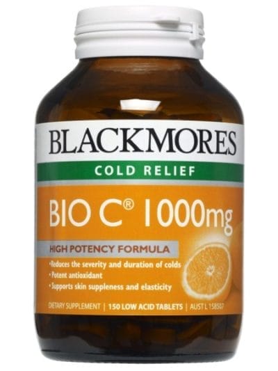 Fitness Mania - Blackmores Bio C 100mg Cold Relief - 150 Tablets