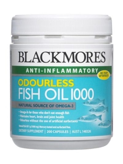 Fitness Mania - Blackmores Odourless Fish Oil 1000 - 200 Capsules