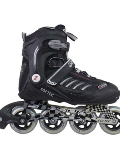 Fitness Mania - Blade X Softec Vision Unisex Inline Skates - Black