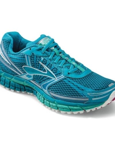 Fitness Mania - Brooks Adrenaline ASR 11 - Womens Trail Running Shoes - Caribbean Sea/Pool Green