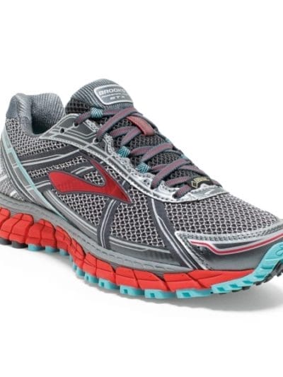 Fitness Mania - Brooks Adrenaline ASR 12 GTX - Womens Trail Running Shoes - Anthracite/Hibiscus/Capri