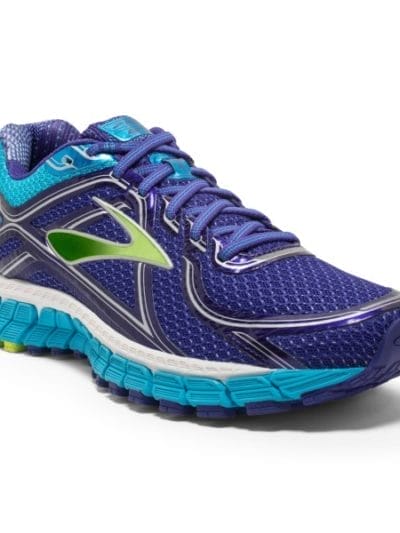 Fitness Mania - Brooks Adrenaline GTS 16 - Womens Running Shoes - Blue/Lime Punch/Blue Atoll
