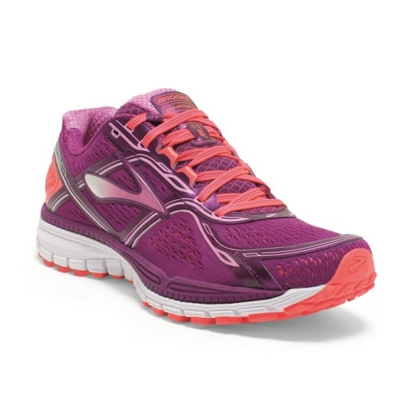 Fitness Mania - Brooks Ghost 8 - Womens Running Shoes - Pink/Fiery Coral
