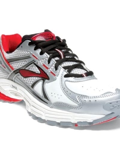 Fitness Mania - Brooks Maximus XT 10 Leather - Mens Cross Training Shoes - White/Fiery Red/Silver
