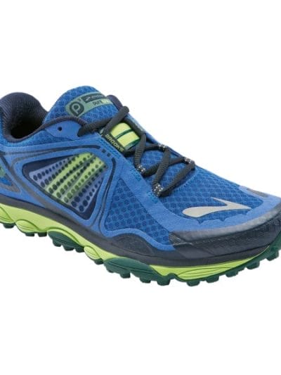 Fitness Mania - Brooks PureGrit 3 - Mens Trail Running Shoes - Electric Blue/Green