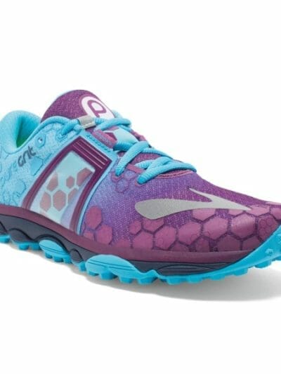 Fitness Mania - Brooks PureGrit 4 - Womens Trail Running Shoes - Aquarius/Peacoat
