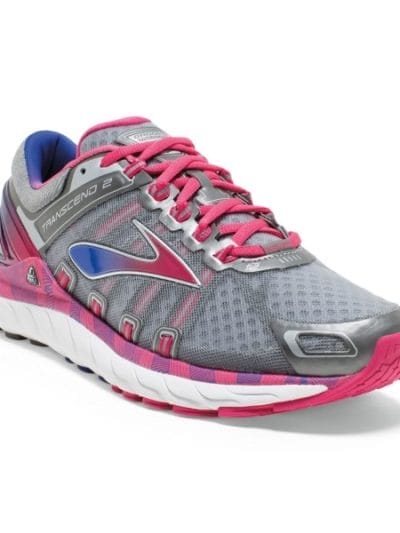 Fitness Mania - Brooks Transcend 2 - Womens Running Shoes - Charcoal/Raspberry
