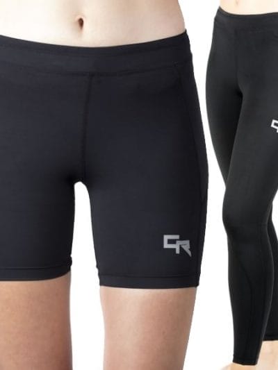 Fitness Mania - Cheeta Recovery Womens Compression Shorts & Tights Bundle