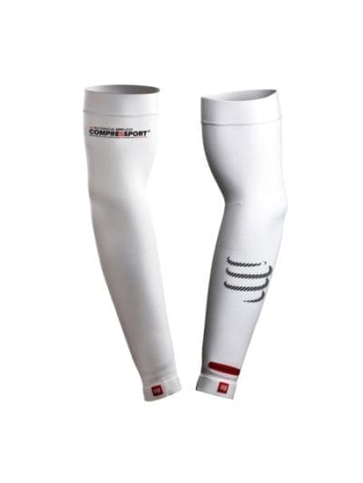 Fitness Mania - Compressport Compression Arm Sleeves - White