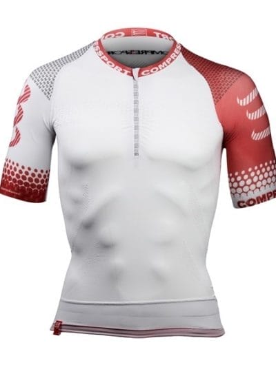 Fitness Mania - Compressport Compression Trail Running Shirt - White