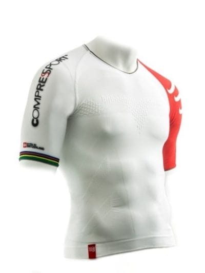 Fitness Mania - Compressport Compression Tri Shirt - White