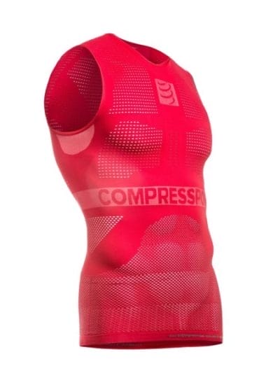 Fitness Mania - Compressport Compression Unisex Under Tank Top - Red