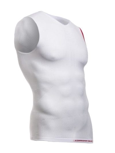 Fitness Mania - Compressport Compression Unisex Under Tank Top - White