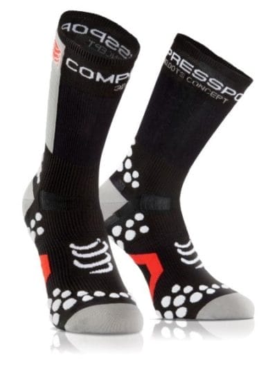 Fitness Mania - Compressport Cycle Socks - Black/Grey