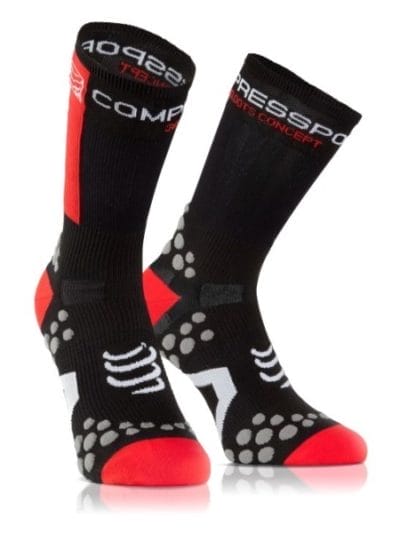 Fitness Mania - Compressport Cycle Socks - Black/Red