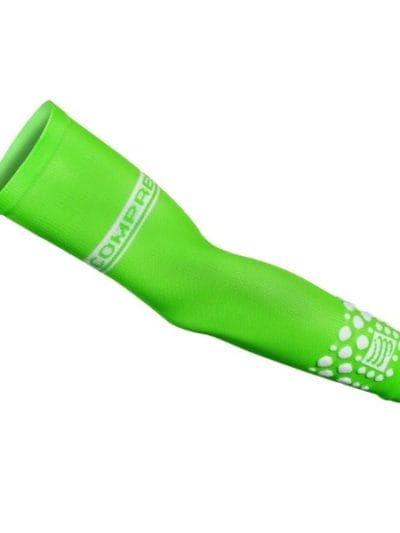 Fitness Mania - Compressport FLUO Compression Arm Sleeves - Green