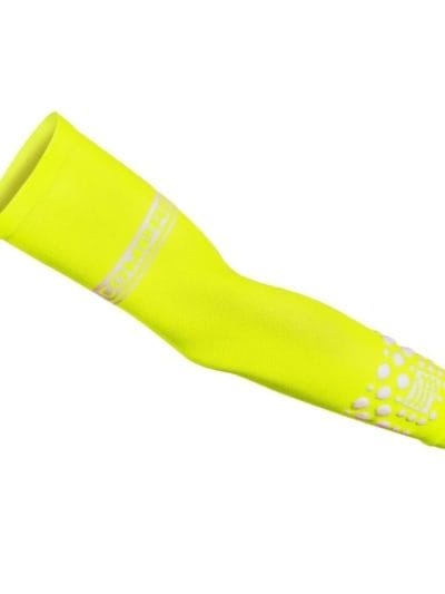 Fitness Mania - Compressport FLUO Compression Arm Sleeves - Yellow