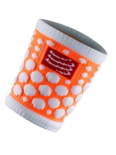 Fitness Mania - Compressport FLUO Wrist Sweat Bands - Orange