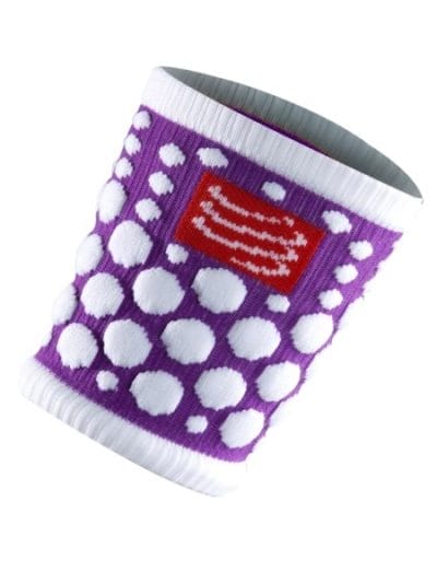 Fitness Mania - Compressport FLUO Wrist Sweat Bands - Purple