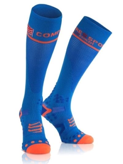 Fitness Mania - Compressport Full Compression Socks - Blue