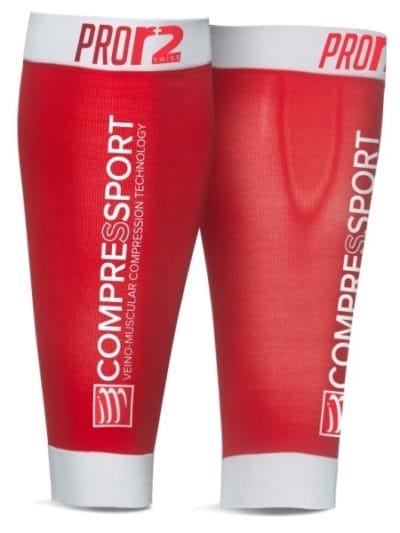 Fitness Mania - Compressport Pro Swiss Calf Sleeves - Red