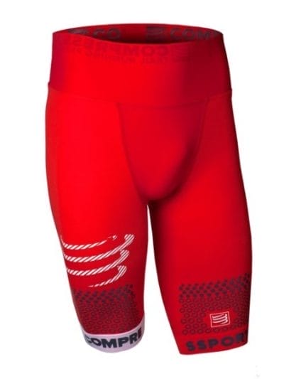 Fitness Mania - Compressport Trail Running Compression Shorts - Red