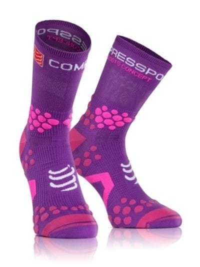 Fitness Mania - Compressport Trail Running Socks - Purple