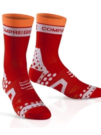 Fitness Mania - Compressport Ultra Light Cycle Socks - Red