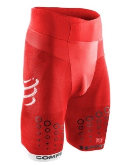 Fitness Mania - Compressport V2 Trail Running Compression Shorts - Red