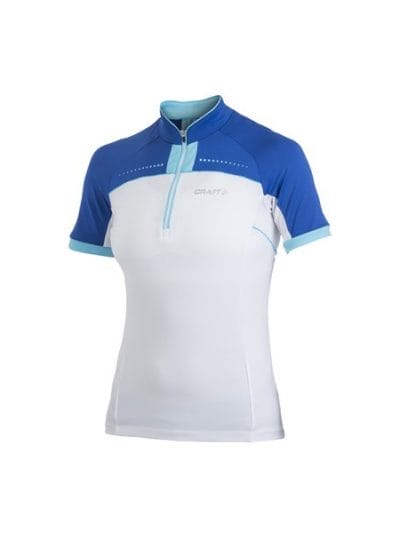 Fitness Mania - Craft Active Bike Womens Cycling Jersey - White/Blue