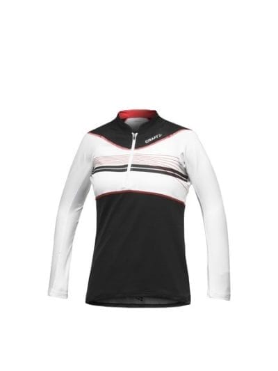 Fitness Mania - Craft Active Bike Womens Cycling Long Sleeve Jersey - Black/White