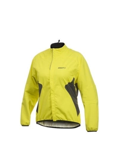 Fitness Mania - Craft Active Bike Womens Cycling Rain Jacket - Yellow/Black