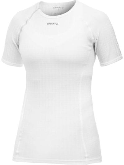 Fitness Mania - Craft Active Extreme Womens Short Sleeve Running Top - White/Silver