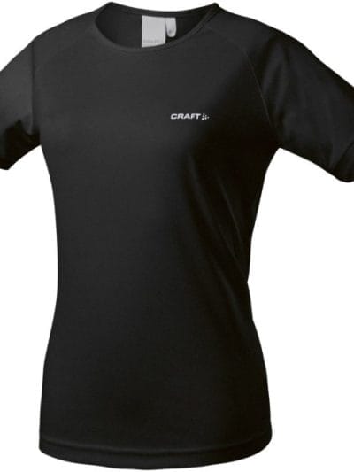 Fitness Mania - Craft Active Run Womens T-Shirt - Black