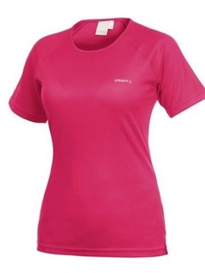 Fitness Mania - Craft Active Run Womens T-Shirt - Russian Rose