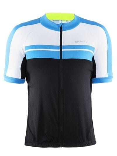 Fitness Mania - Craft Classic Mens Cycling Jersey - Black/White/Voyage