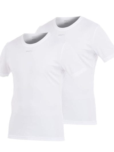 Fitness Mania - Craft Cool Multi Mens Running/Cycling Base Layer Top - 2 Pack - White