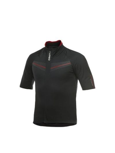 Fitness Mania - Craft Elite Bike Mens Cycling Weather Jersey - Black/Red
