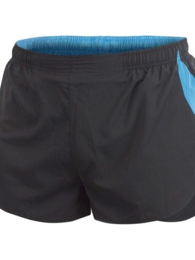 Fitness Mania - Craft Elite Run - Mens Running Shorts - Black/Blue