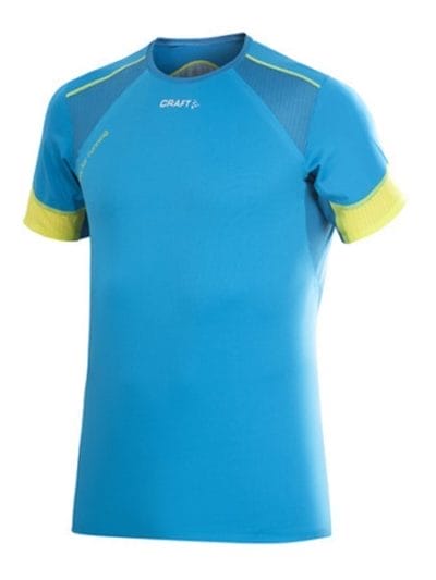Fitness Mania - Craft Elite Run Mens T-Shirt - Flame/Scream