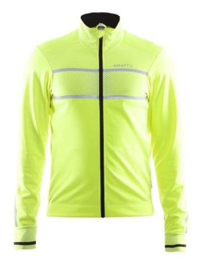 Fitness Mania - Craft Glow Mens Cycling Jacket - Flumino/Black