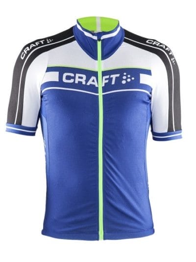 Fitness Mania - Craft Grand Tour Mens Cycling Short Sleeve Jersey - Atlantic/White/Gecko