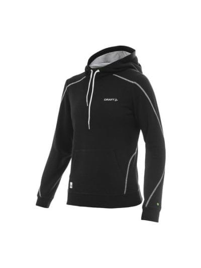 Fitness Mania - Craft In-the-Zone Womens Training Hoodie - Black/White